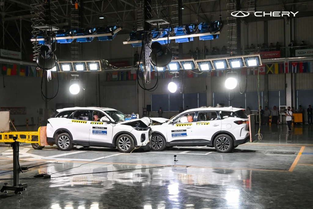Chery Tiggo 9 global krash-testi: xavfsizlik uch tomonlama murakkab to‘qnashuv orqali tekshirildi.